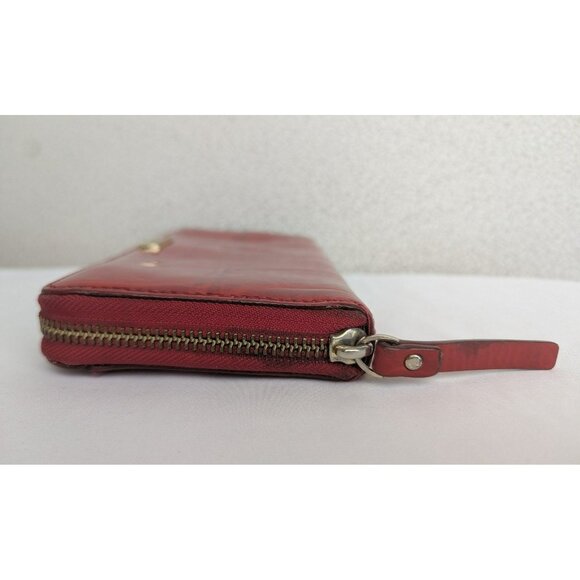 Kate Spade Neda Knightsbridge Zip Around Wallet Patent Leather Red WLRU1138 - Picture 7 of 12